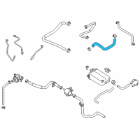 OEM 2017 Nissan Titan Blowby Gas Hose Diagram - 11826-1LA0D