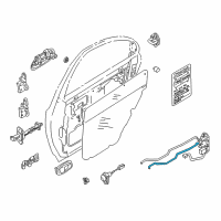 OEM 2004 Kia Spectra Rod-Inner Handle, LH Diagram - 0K2N173313