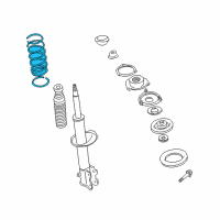 OEM 1999 Infiniti QX4 Front Coil Spring Diagram - 54010-0W002