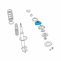 OEM Nissan Pathfinder Strut Mounting Insulator Assembly Diagram - 54320-2W100