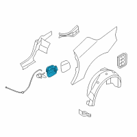OEM 2011 BMW Z4 Cover Pot Diagram - 51-17-7-191-267