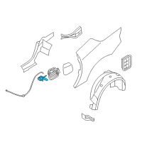 OEM BMW Filler Flap Actuator Diagram - 67-11-7-200-675