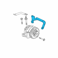 OEM 2000 Chevrolet Camaro Support Bracket Diagram - 12593195