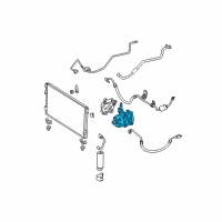 OEM Toyota Tundra Compressor Assembly Diagram - 88320-0C090-84