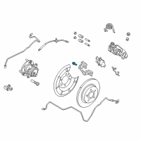 OEM 2016 Ford Focus Caliper Support Bolt Diagram - -W716649-S439
