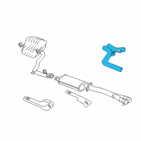 OEM 2007 Chrysler 300 Catalytic Converter Diagram - 4578445AB