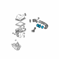 OEM Seal Asm, Air Cleaner Outlet Duct Diagram - 22710603