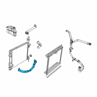 OEM 2019 Dodge Charger Hose-Radiator Outlet Diagram - 55038161AD