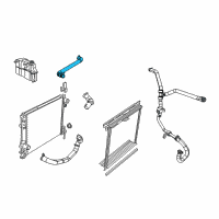 OEM 2018 Dodge Challenger Tube-Heater Return Diagram - 68195675AB