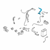 OEM 2004 Chrysler Sebring Hose-Emissions Vacuum Lines Diagram - MD367538