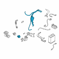 OEM 2005 Chrysler Sebring Hose-Emissions Vacuum Lines Diagram - MD367536