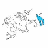 OEM 2017 Chevrolet Malibu Lower Bracket Diagram - 84032837