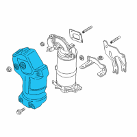 OEM 2019 Chevrolet Malibu Heat Shield Diagram - 55493514