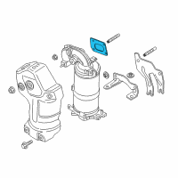 OEM 2016 Chevrolet Malibu Catalytic Converter Gasket Diagram - 55582668