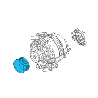 OEM 2010 BMW X5 Pulley Diagram - 12-31-7-560-678