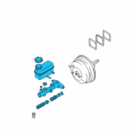 OEM 2004 Hyundai Santa Fe Cylinder Assembly-Brake Master Diagram - 59110-26000