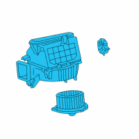 OEM Lexus ES300 Blower Assembly Diagram - 87130-33120