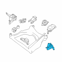 OEM 2010 Nissan Altima Engine Mounting Bracket, Left Diagram - 11253-JA000