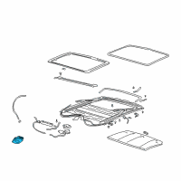 OEM 2001 Oldsmobile Intrigue Switch Asm-Sun Roof *Neutral Diagram - 10443369