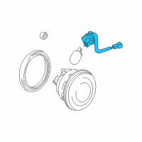 OEM Lexus IS300 Socket & Wire, Rear Lamp Diagram - 81585-53040