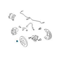 OEM 2006 Chevrolet Corvette Insulator Nut Diagram - 11561143