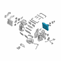 OEM 2019 Hyundai Elantra Evaporator Assembly Diagram - 97139-F2000