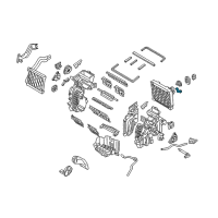 OEM 2019 Kia Stinger Seal-Evaporator Diagram - 97165F2010