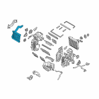 OEM 2020 Hyundai Elantra Core & Seal Assembly-Heater Diagram - 97138-F2DA0