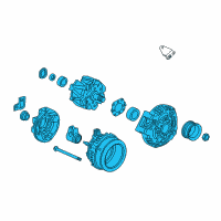 OEM Acura RDX Alternator Assembly (Csj89) (Denso) Diagram - 31100-R8A-A01