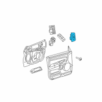 OEM 2008 Jeep Commander Switch-Memory Selector Diagram - 5JF971D1AC