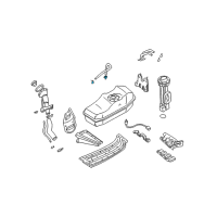 OEM 2002 Nissan Xterra Clip-Hose Diagram - 01558-00111