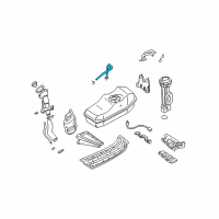 OEM 2002 Nissan Frontier Hose-Evaporation Diagram - 17337-5S505