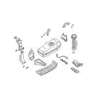 OEM 2001 Nissan Xterra Clamp Hose Diagram - 01555-00841