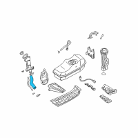 OEM 2002 Nissan Frontier Hose-Ventilation Diagram - 17227-5S500