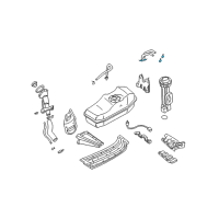 OEM Nissan Frontier Clamp Diagram - 16439-53A00