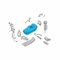 OEM Nissan Fuel Tank Assembly Diagram - 17202-5S515