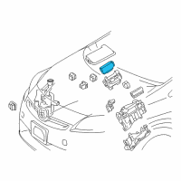 OEM 2015 Toyota Prius Plug-In Relay Diagram - 82641-47090