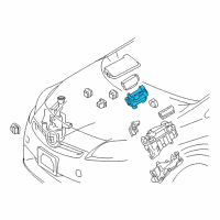 OEM 2014 Toyota Prius Plug-In Relay Box Diagram - 82620-75010