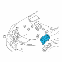 OEM 2013 Toyota Prius Plug-In Fuse & Relay Box Diagram - 82741-47020