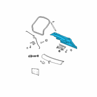 OEM Dodge Caliber LIFTGATE Diagram - 5074151AB