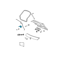 OEM 2011 Jeep Compass Liftgate Latch Diagram - 4589176AC