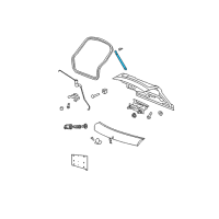 OEM 2010 Dodge Caliber Liftgate Prop Diagram - 5074168AD