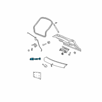 OEM 2009 Dodge Caliber Cylinder-Door Lock Diagram - 5191984AA