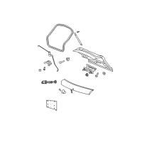 OEM 2008 Dodge Caliber Handle-LIFTGATE Diagram - 5191808AB