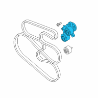 OEM 2015 BMW 535d xDrive Mechanical Belt Tensioner Diagram - 11-28-7-823-199