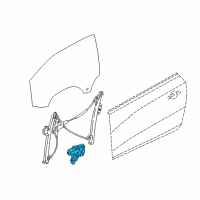 OEM 2016 Buick Cascada Window Motor Diagram - 13369461