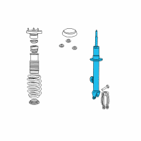 OEM 2008 Dodge Charger STRUT-Suspension Diagram - 4895748AB