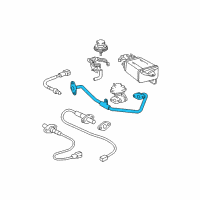 OEM 2003 Toyota Tacoma EGR Pipe Diagram - 25611-75021