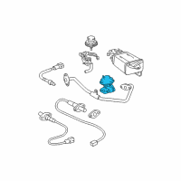 OEM 2003 Toyota Tacoma EGR Valve Diagram - 25620-75030