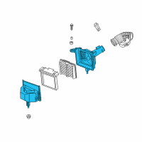 OEM Infiniti Q70 Body Assembly-Air Cleaner Diagram - 16528-1MG0A